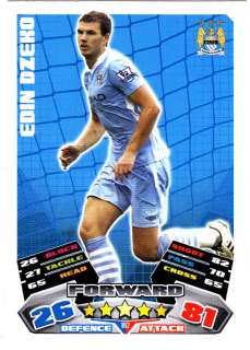 MATCH ATTAX 11 12 PICK YOUR OWN MAN CITY BASE CARD FREE P+P  