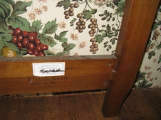   Country French Bordeaux 216 finish on Birch Wood Twin Headboard  