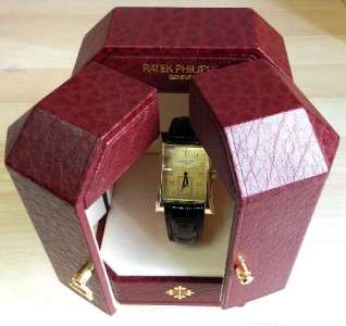Mens Patek Philippe Commemorative 1997 Pagoda 18K Gold Watch + Box 