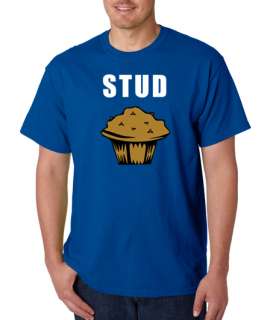 Stud Muffin Sexy Funny Geek 100% Cotton Tee Shirt  