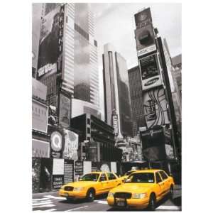 Kunstdruck New York & gelbe Taxis   50x70x4 cm   Extraklassiges 