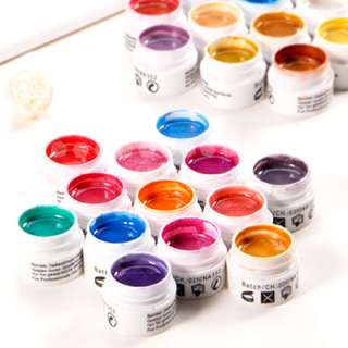 31 x Professional UV Color Gel False Nail Art Set New  