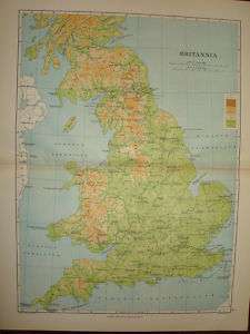 MAP ~ BRITANNIA ~ ROMAN BRITAIN  