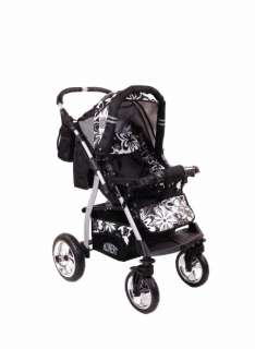 FRONT SWIVEL WHEELS Pram Pushchair with the carseat +Extras 34 colours 