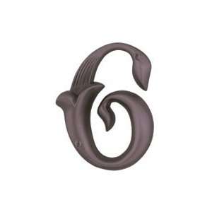 Atlas Homewares Alhambra House Number 6 AN6 ORB Oil Rubbed Bronze