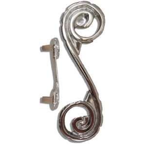 Atlas Homewares Accessories 102R BB S SCROLL RIGHT PULL POLISHED 