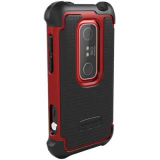 Black / Red Ballistic AGF SG Case for Sprint Htc Evo 3D  