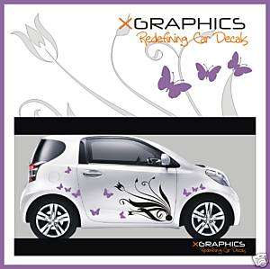 Toyota IQ Yaris MR2 Car Car Art Kit Flowers Stickers  