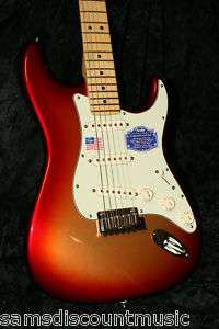 2011 Fender American Deluxe Stratocaster Strat Sunset Metallic/Maple 