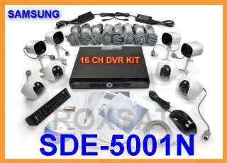  SAMSUNG 16 Ch DVR Security System 1TB 4x BULLET 4x DOME nightvision