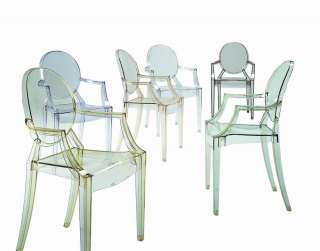   KARTELL 4 Chaises LOUIS Ghost TRANSPARENTES neuf