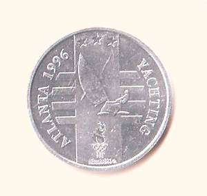1996 Atlanta US OLYMPIC coin General Mills, Yachting  