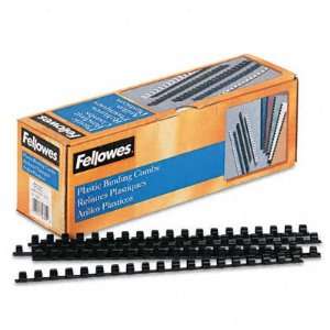  Fellowes Plastic Comb Bindings, 0.375 Inch, 55 Sheet 