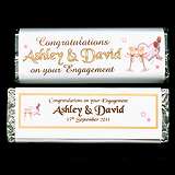 Personalised KitKat Chocolate Wrappers ENGAGEMENT party  