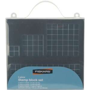  Fiskars Stamp Block Set 4/Pkg    632385 Patio, Lawn 