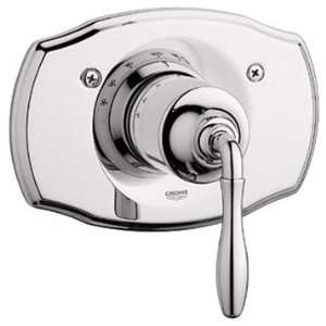 Grohe Seabury Thermostat Trim with Lever Handle   Sterling 