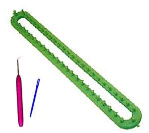 Knifty Knitter Strickring L 46 cm 50 Haken   mit Nadeln 4011643765719 