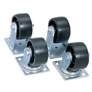 Heavy Duty Casters   4 caster set 4pc for jobox & jobsite products