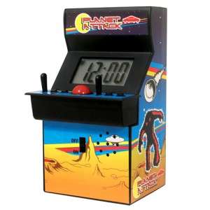 Case Lot of 6 Arcade Machine Alarm Clock classic arcade sound effects 