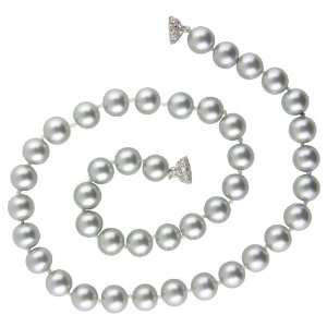  Princess Mother of Pearl Strand Necklace   10mm Pearls, 18 