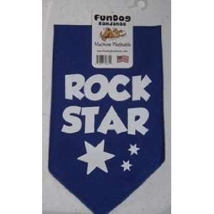  Rock Star Bandana, Royal Blue miniature (14x14x20) inches 