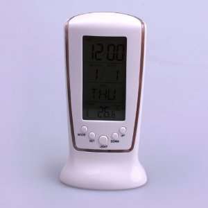   Digital LCD Alarm clock calendar thermometer Backlight