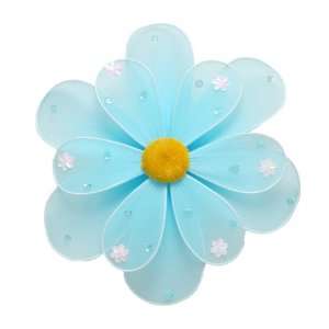 sale 6 Blue Sequined Daisy Flower nylon hanging ceiling wall baby 
