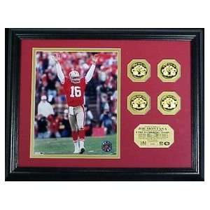   Joe Montana 4 Time Super Bowl Champion Photomint
