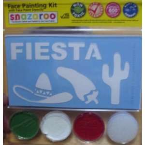  Snazaroo Fiesta Face Paint Kit with Stencils Toys & Games