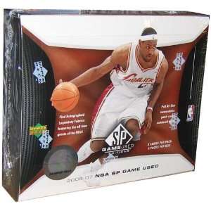   /07 Upper Deck SP Game Used Basketball HOBBY Box   6P3C Toys & Games