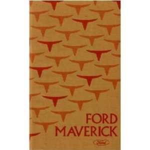  1975 FORD MAVERICK Owners Manual User Guide Automotive