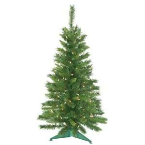  3.5 Pre Lit Imperial Pine Artificial Christmas Tree 