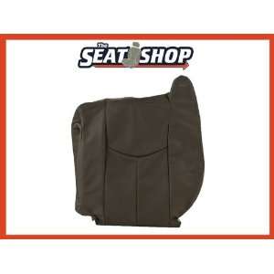   04 05 06 Chevy Silverado GMC Sierra Graphite Leather Seat Cover LH top