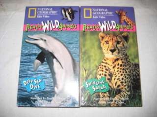   Animals Deep Sea Dive VHS 1994 Kids Video 45 Min (727994516521)  