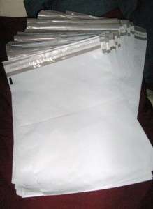 100 POLY SHIPPING BAGS 9 x 12 MAILING ENVELOPES WHITE  