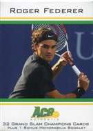   cards commemorating each of Federers 16 Grand Slam Championships