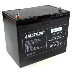  Amstron 12V / 75Ah Sealed Lead Acid Battery   R Terminal 