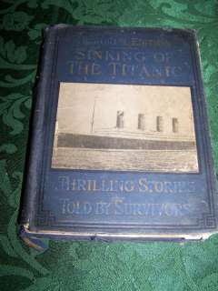 Memorial edition Sinking of the Titanic 1912 HC  