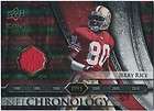 2008 upper deck icons nfl chronology jersey silver jerry rice