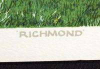Jeremy King Richmond Hand Signed Fine Art Serigraph, Virginia 