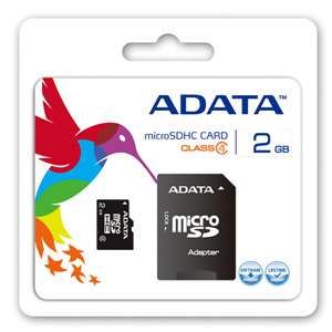 Motorola CLIQ MB200 Micro SD 2GB Card+Adapter  