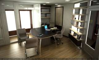 3d OFFICE3 model 3ds max scene + objects materials maps  