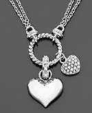   Diamond Necklace Sterling Silver Diamond Heart Pendant 1/4 ct. t.w