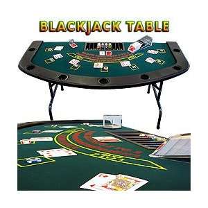  6 X 3 Foot Full Size Folding Blackjack Table for Your 