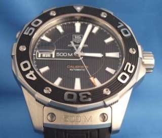 Mens Tag Heuer AUTOMATIC Cal 5 Aquaracer Diver Watch 500M WAJ2110 