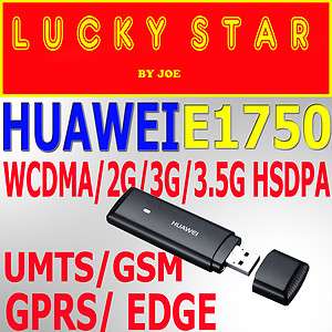 Huawei E1750 USB 3G WCDMA EDGE Dongle Modem adaptor W01  