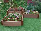 Raised Garden Bed Western Red Cedar Rooftop L Shape Kit 4x8