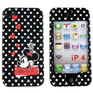  Disney Protector Case for iPhone 4, Minnie Mouse w/ Hearts 