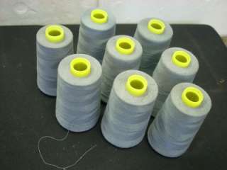 Serger Cones GREY Polyester Thread 48K yds TEX 24  