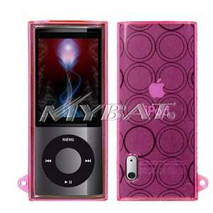  iPod Nano 5th Generation Pink Circle Candy Skin Case 